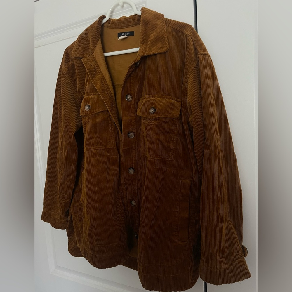 Madewell button down corduroy shirt